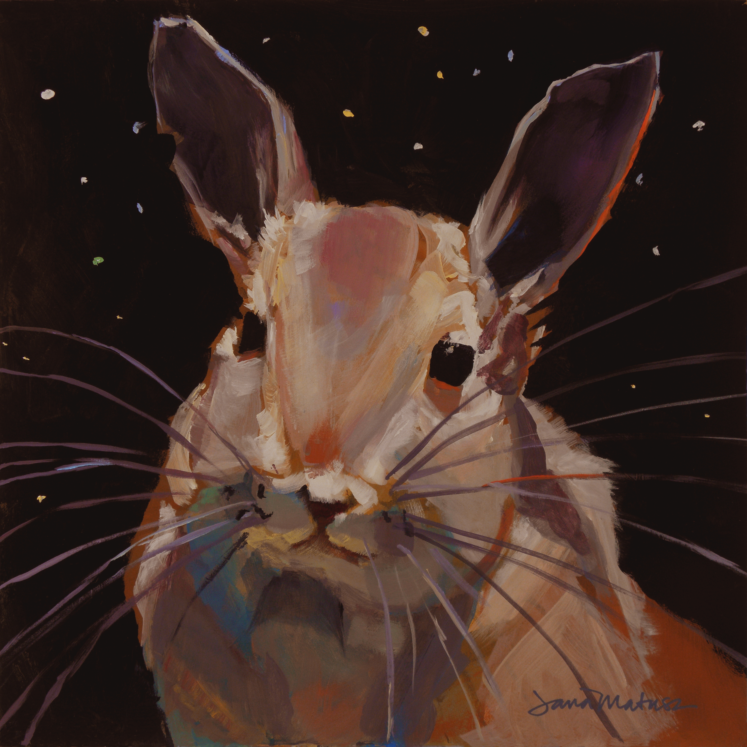Painting of the Northern Mountain Viscacha.