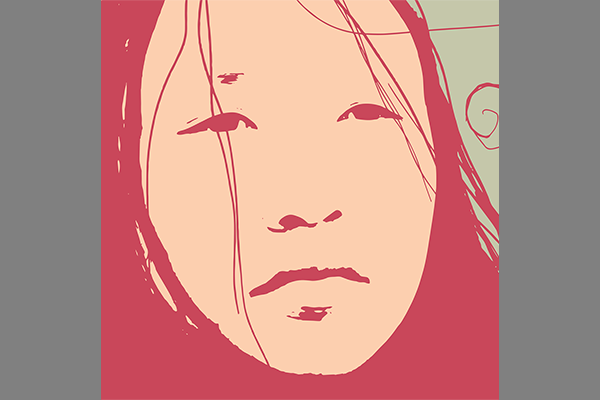 An illustration of a woman's face.