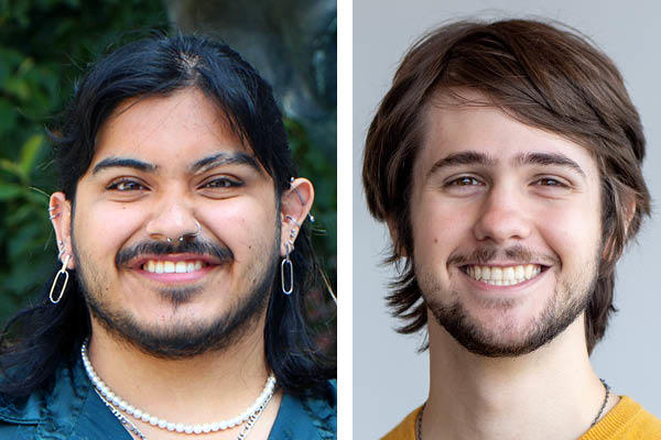 Portraits of scientists Juan Orozco and Julius Tabin.