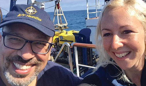 Art and Science Converge in the Deep Sea lecture image with Lily Simonson and Peter Girgus