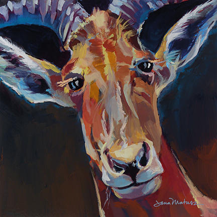 Painting Hartebeest.