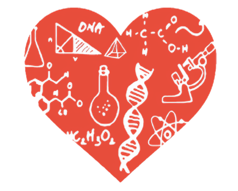 The logo for I Heart Science.