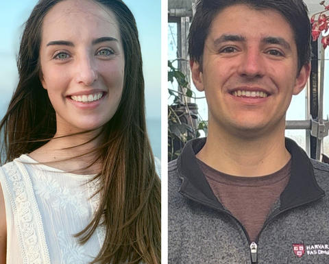 Headshots of Bronwyn Miller & Fitz Dougherty.